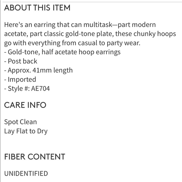 Madewell Hoop Earrings - Picture 3 of 3